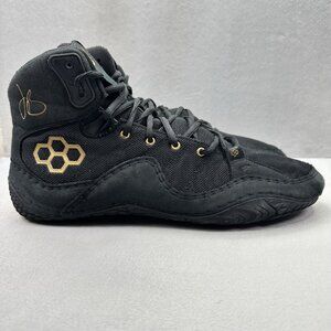 Mens Size 12 Rudis JB1 'All I See Is Gold' Wrestling Shoes Black Gold High Top